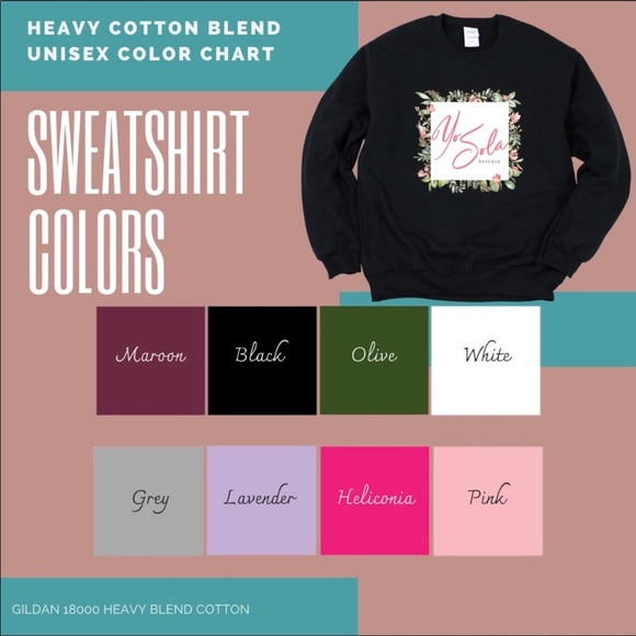 Maroon "Faith Hope.." Sweatshirt - Picture 3 of 3